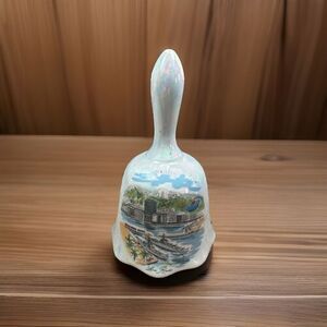 Vtg Toulon France Arsenal Harbor Souvenir Bell Collectable Made in Japan La Rade
